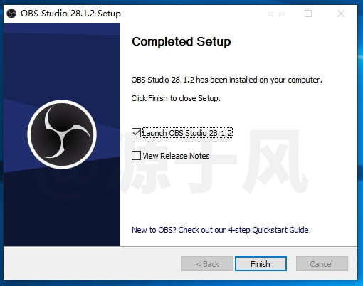 OBS Studio 软件安装包下载及安装教程！