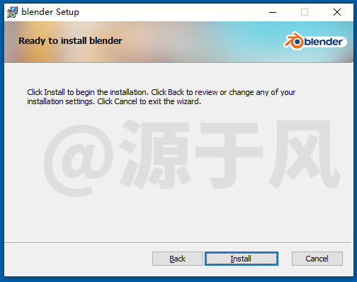 开始安装