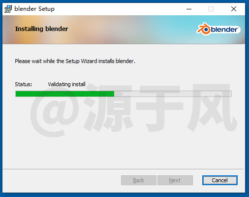 等待安装中...